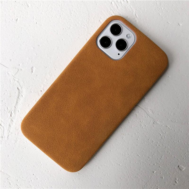 Coque Minimaliste Ultra Fine en Daim pour iPhone 15 Plus - Coque Wiqeo 10€-15€, Coque, Cuir, iPhone 15 Plus Wiqeo, Déstockeur de Coques Pour iPhone