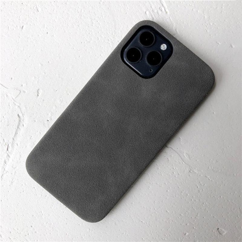 Coque Minimaliste Ultra Fine en Daim pour iPhone 15 Plus - Coque Wiqeo 10€-15€, Coque, Cuir, iPhone 15 Plus Wiqeo, Déstockeur de Coques Pour iPhone