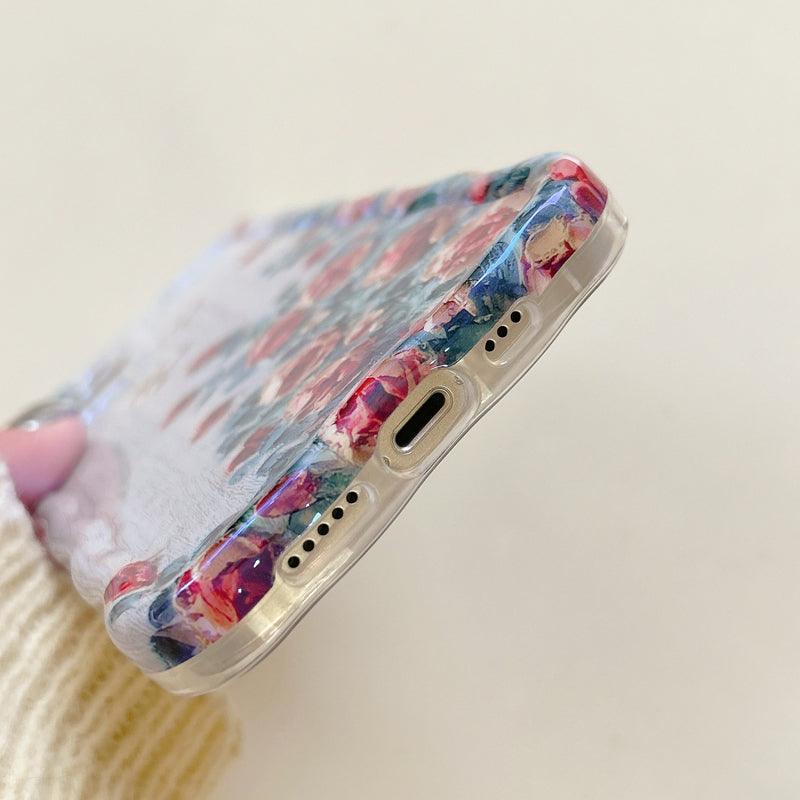 Coque Motif Fleurs en Silicone pour iPhone 15 - Coque Wiqeo 15€-20€, Coque, iPhone 15, Silicone Wiqeo, Déstockeur de Coques Pour iPhone