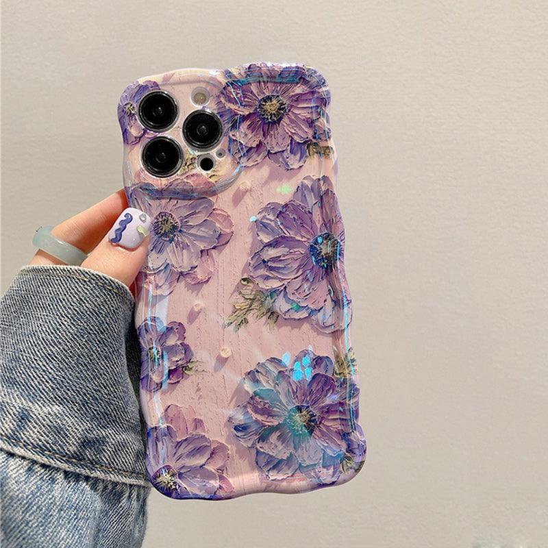 Coque Motif Fleurs en Silicone pour iPhone 15 - Coque Wiqeo 15€-20€, Coque, iPhone 15, Silicone Wiqeo, Déstockeur de Coques Pour iPhone