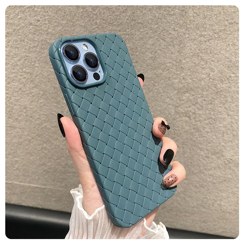 Coque Motif Tissage pour iPhone 14 Plus - Coque Wiqeo 10€-15€, Coque, iPhone 14 Plus, Silicone Wiqeo, Déstockeur de Coques Pour iPhone