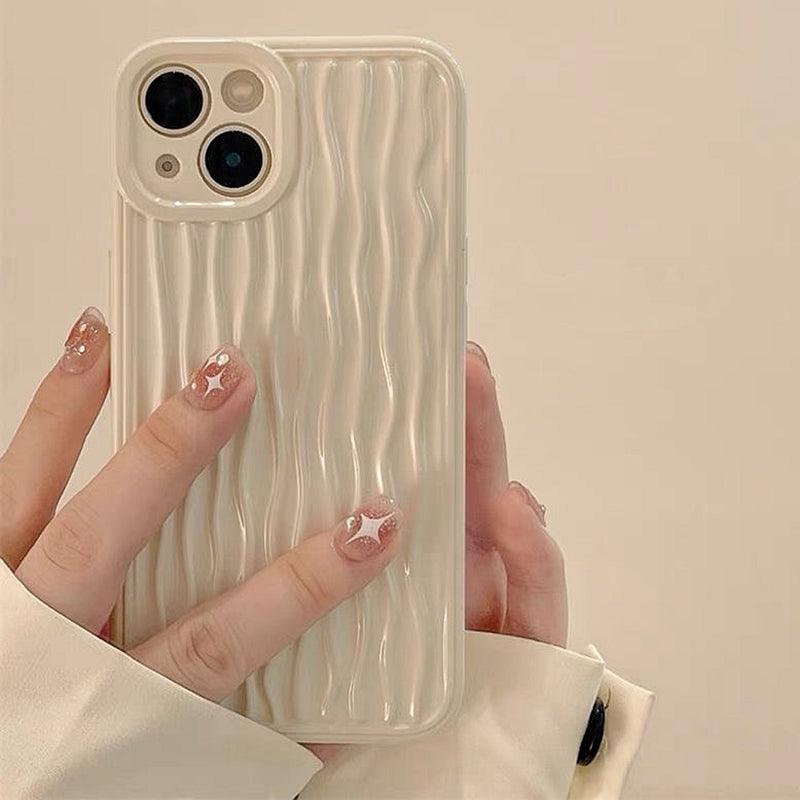 Coque Ondulée en Silicone pour iPhone 15 - Coque Wiqeo 10€-15€, Coque, iPhone 15, Silicone Wiqeo, Déstockeur de Coques Pour iPhone