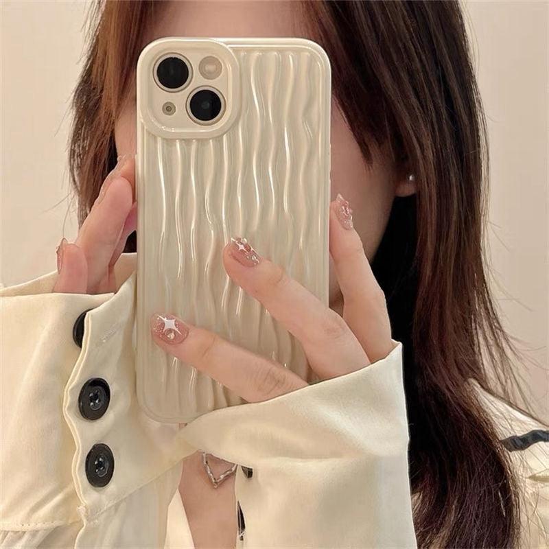 Coque Ondulée en Silicone pour iPhone 15 - Coque Wiqeo 10€-15€, Coque, iPhone 15, Silicone Wiqeo, Déstockeur de Coques Pour iPhone