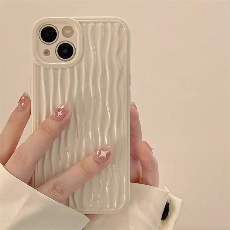 Coque Ondulée en Silicone pour iPhone 15 - Coque Wiqeo 10€-15€, Coque, iPhone 15, Silicone Wiqeo, Déstockeur de Coques Pour iPhone