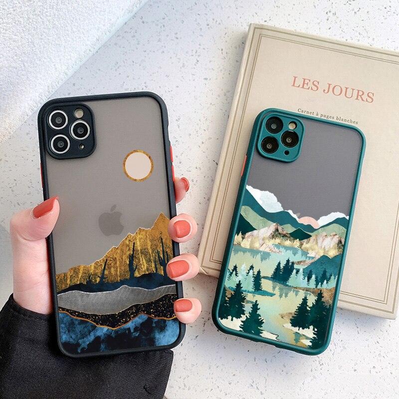 Coque Paysages Peints à la Main pour iPhone 12 Pro Max - Coque Wiqeo 10€-15€, Coque, iPhone 12 Pro Max, Silicone Wiqeo, Déstockeur de Coques Pour iPhone