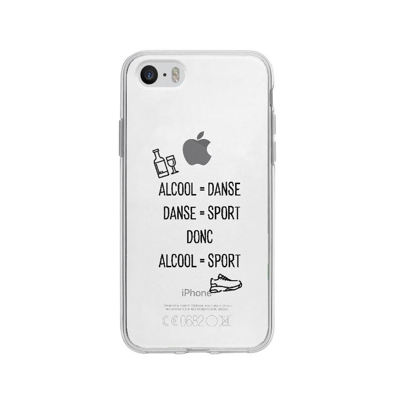Coque Alcool Danse Sport pour iPhone 5 - Coque Wiqeo 5€-10€, Damien S, Expression, Français, Humour, iPhone 5 Wiqeo, Déstockeur de Coques Pour iPhone