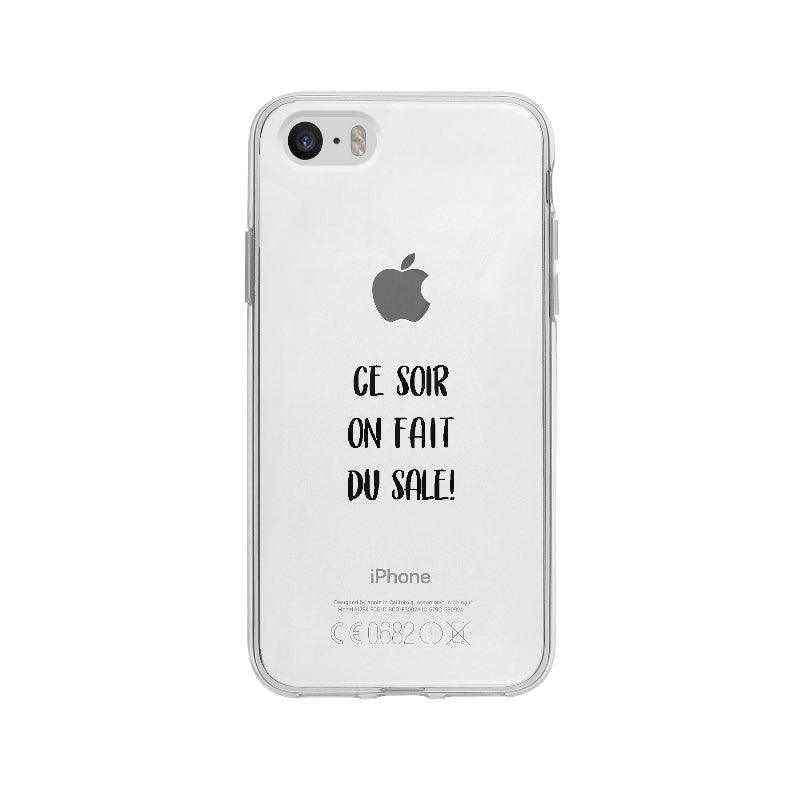 Coque Ce Soir On Fait Du Sale pour iPhone 5S - Coque Wiqeo 5€-10€, Expression, Français, Gilles L, Humour, iPhone 5S Wiqeo, Déstockeur de Coques Pour iPhone