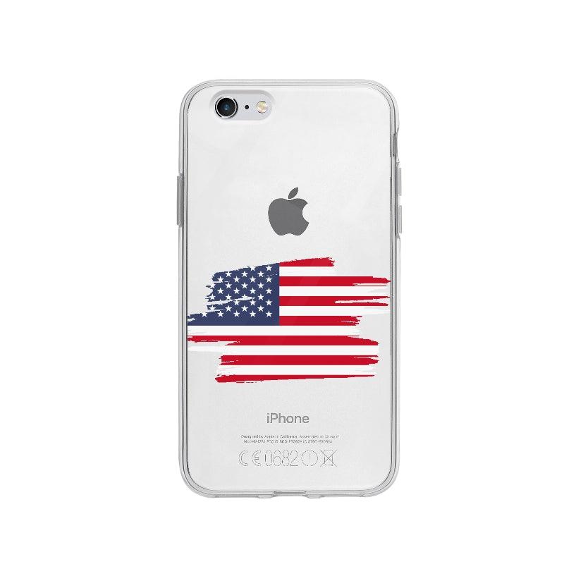 Coque Etats Unis pour iPhone 6 - Coque Wiqeo 5€-10€, Drapeau, Etats, iPhone 6, Laure R, Pays, Unis Wiqeo, Déstockeur de Coques Pour iPhone