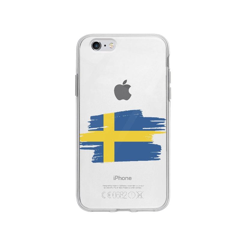 Coque Suède pour iPhone 6 - Coque Wiqeo 5€-10€, Camille H, Drapeau, iPhone 6, Pays, Suède Wiqeo, Déstockeur de Coques Pour iPhone