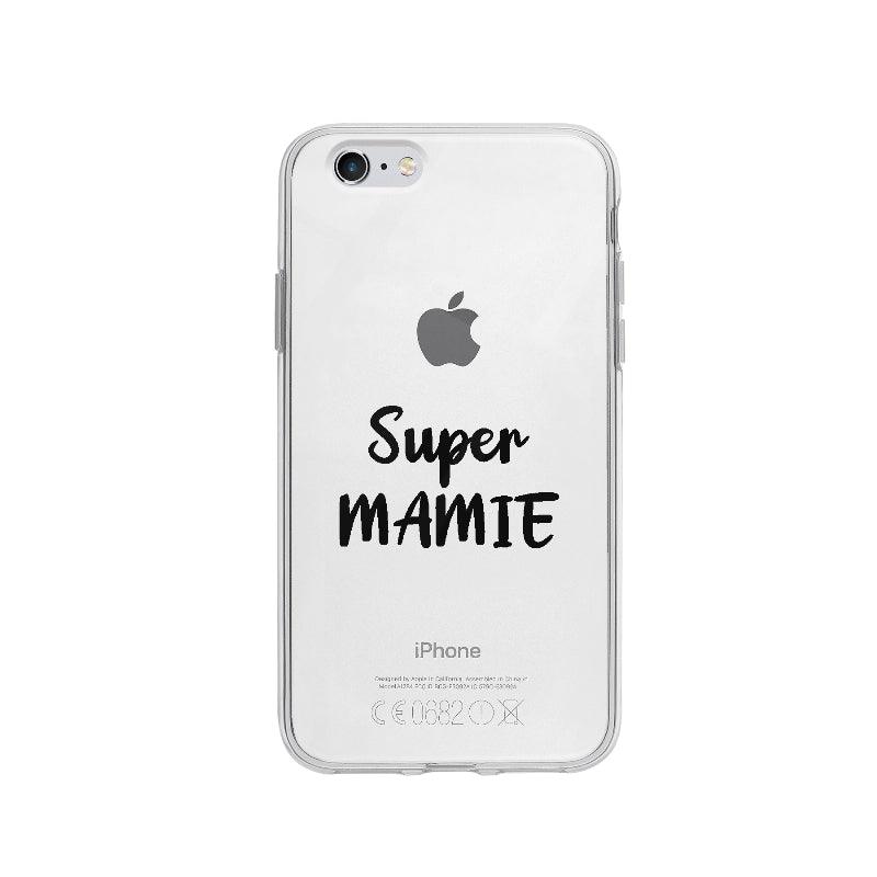 Coque Super Mamie pour iPhone 6 - Coque Wiqeo 5€-10€, Amour, Expression, Fierté, Français, iPhone 6, Julie M, Tempérament Wiqeo, Déstockeur de Coques Pour iPhone
