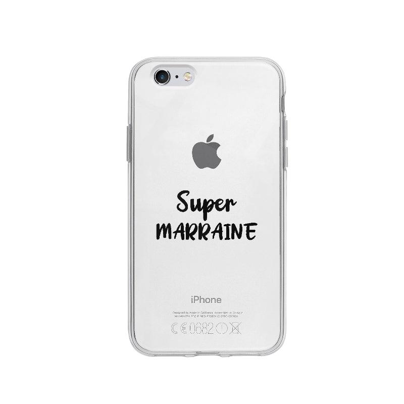 Coque Super Marraine pour iPhone 6 - Coque Wiqeo 5€-10€, Adele C, Amour, Expression, Fierté, Français, iPhone 6, Tempérament Wiqeo, Déstockeur de Coques Pour iPhone