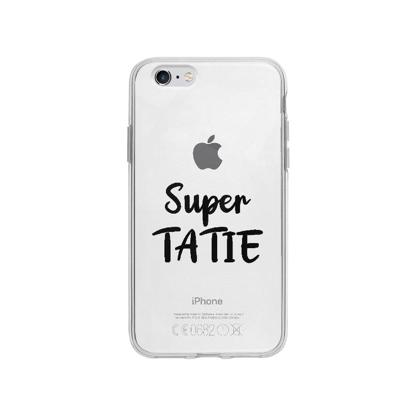 Coque Super Tatie pour iPhone 6 - Coque Wiqeo 5€-10€, Amour, Clara Z, Expression, Fierté, Français, iPhone 6, Tempérament Wiqeo, Déstockeur de Coques Pour iPhone