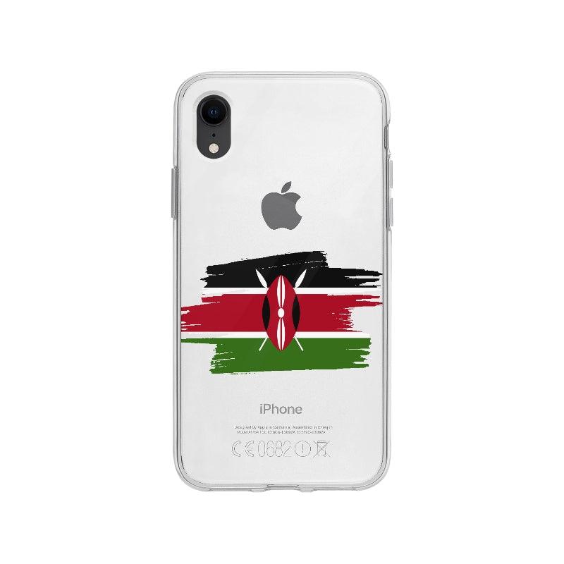 Coque Kenya pour iPhone XR - Coque Wiqeo 10€-15€, Drapeau, iPhone XR, Kenya, Pays, Rachel B Wiqeo, Déstockeur de Coques Pour iPhone