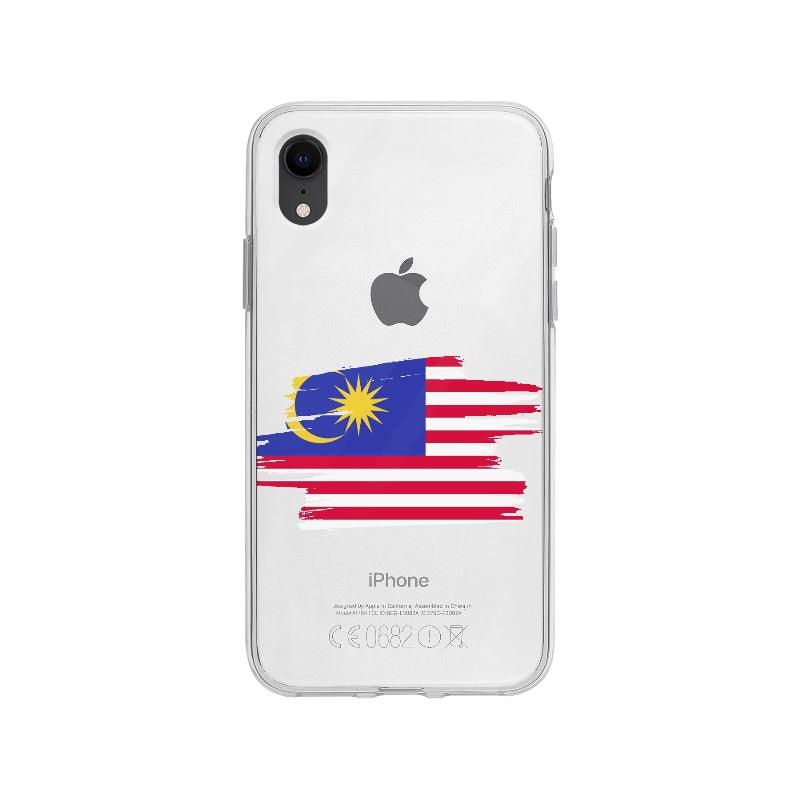 Coque Malaisie pour iPhone XR - Coque Wiqeo 10€-15€, Alexis G, Drapeau, iPhone XR, Malaisie, Pays Wiqeo, Déstockeur de Coques Pour iPhone