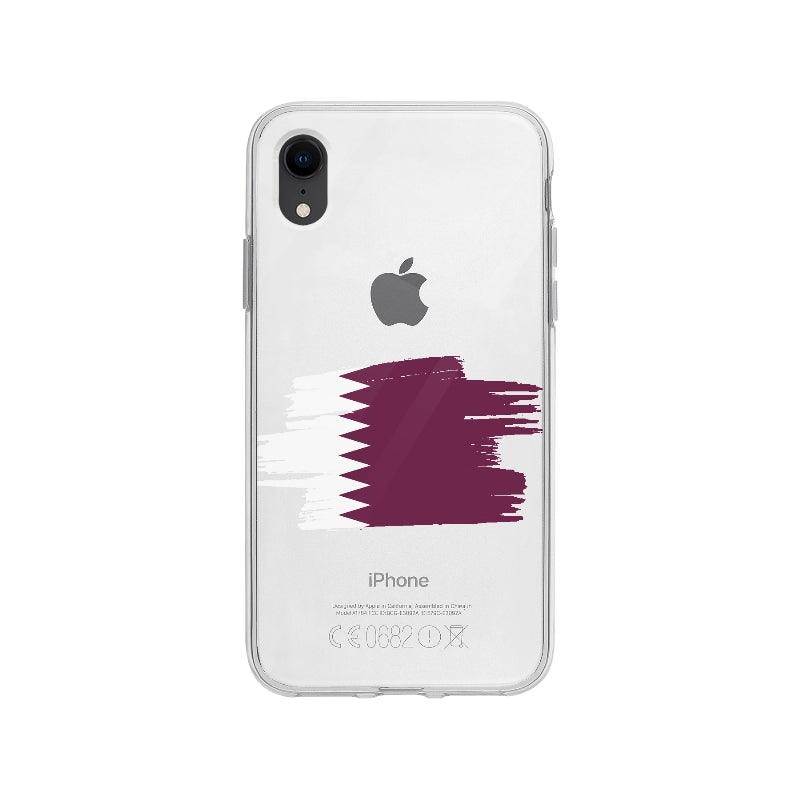 Coque Qatar pour iPhone XR - Coque Wiqeo 10€-15€, Drapeau, iPhone XR, Pays, Qatar, Sylvie A Wiqeo, Déstockeur de Coques Pour iPhone