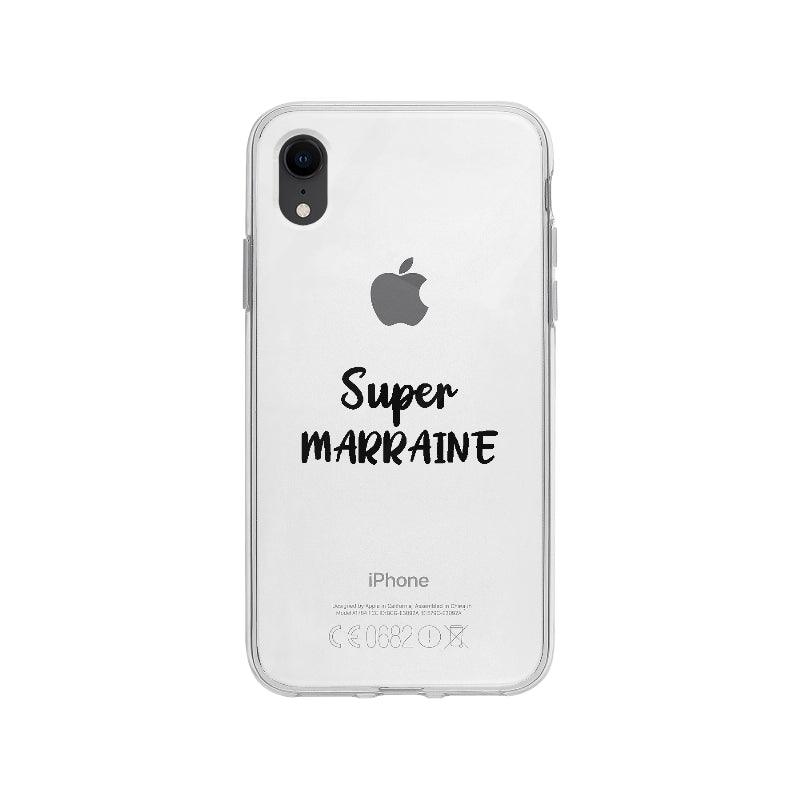 Coque Super Marraine pour iPhone XR - Coque Wiqeo 10€-15€, Adele C, Amour, Expression, Fierté, Français, iPhone XR, Tempérament Wiqeo, Déstockeur de Coques Pour iPhone