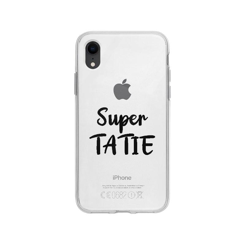 Coque Super Tatie pour iPhone XR - Coque Wiqeo 10€-15€, Amour, Clara Z, Expression, Fierté, Français, iPhone XR, Tempérament Wiqeo, Déstockeur de Coques Pour iPhone
