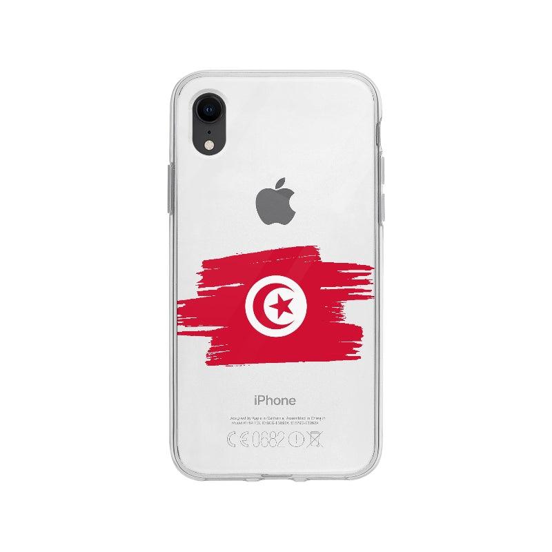 Coque Tunisie pour iPhone XR - Coque Wiqeo 10€-15€, Drapeau, iPhone XR, Julie M, Pays, Tunisie Wiqeo, Déstockeur de Coques Pour iPhone