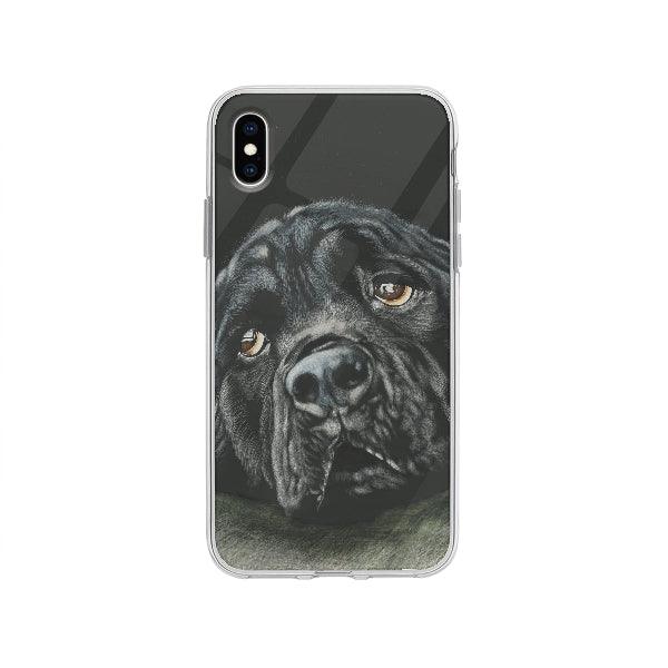 Coque Rottweiler Noir Triste pour iPhone XS Max - Coque Wiqeo 10€-15€, Animaux, Brice N, Chien, iPhone XS Max, Noir, Rottweiler Wiqeo, Déstockeur de Coques Pour iPhone