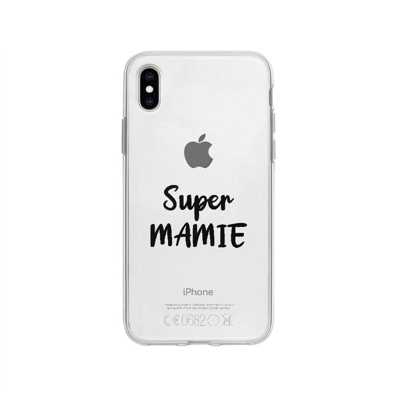 Coque Super Mamie pour iPhone XS Max - Coque Wiqeo 10€-15€, Amour, Expression, Fierté, Français, iPhone XS Max, Julie M, Tempérament Wiqeo, Déstockeur de Coques Pour iPhone