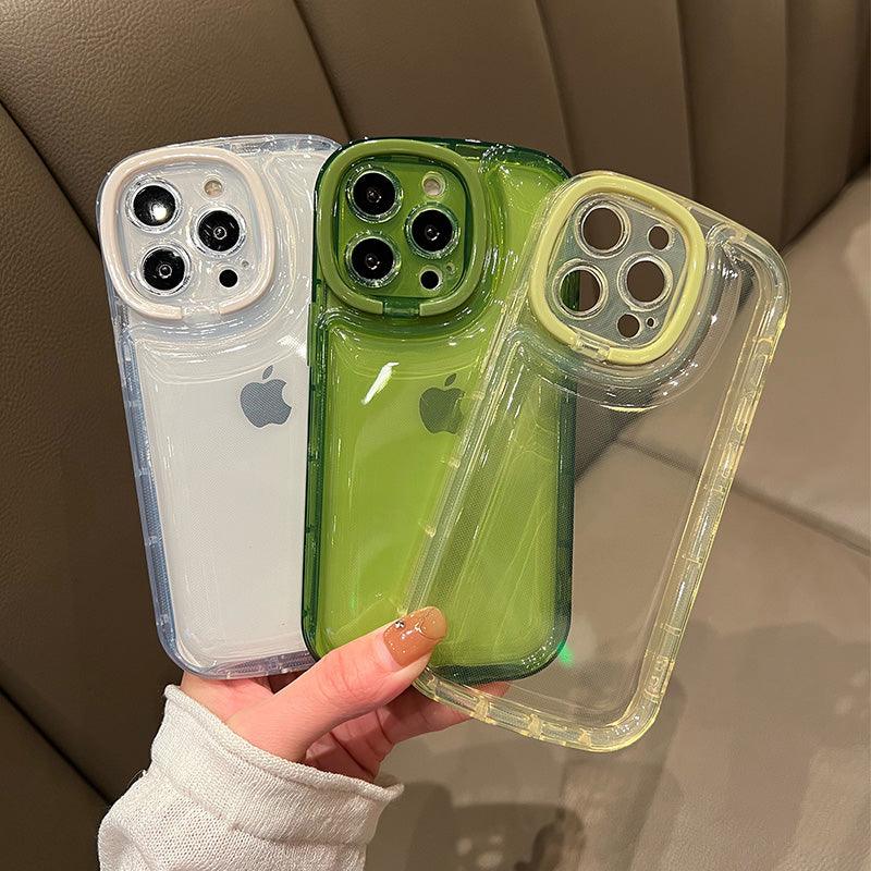 Coque Silicone Avec Support d'objectif Rabattable pour iPhone 15 Plus - Coque Wiqeo 10€-15€, Coque, iPhone 15 Plus, Silicone, Support Wiqeo, Déstockeur de Coques Pour iPhone