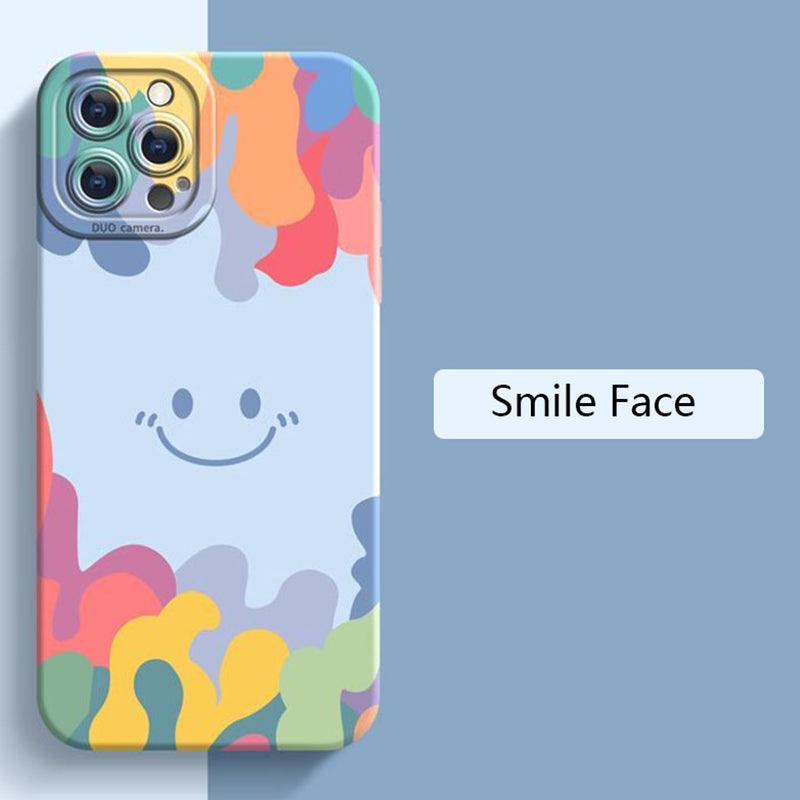 Coque Smiley en Silicone pour iPhone 15 - Coque Wiqeo 10€-15€, Coque, iPhone 15, Silicone Wiqeo, Déstockeur de Coques Pour iPhone