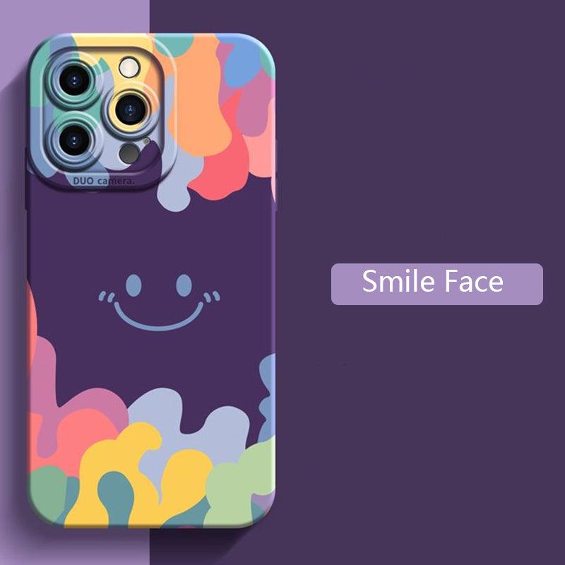 Coque Smiley en Silicone pour iPhone 15 - Coque Wiqeo 10€-15€, Coque, iPhone 15, Silicone Wiqeo, Déstockeur de Coques Pour iPhone