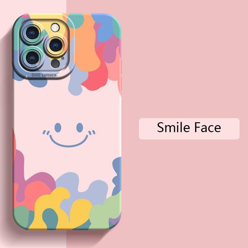 Coque Smiley en Silicone pour iPhone 15 - Coque Wiqeo 10€-15€, Coque, iPhone 15, Silicone Wiqeo, Déstockeur de Coques Pour iPhone