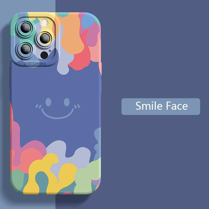 Coque Smiley en Silicone pour iPhone 15 - Coque Wiqeo 10€-15€, Coque, iPhone 15, Silicone Wiqeo, Déstockeur de Coques Pour iPhone