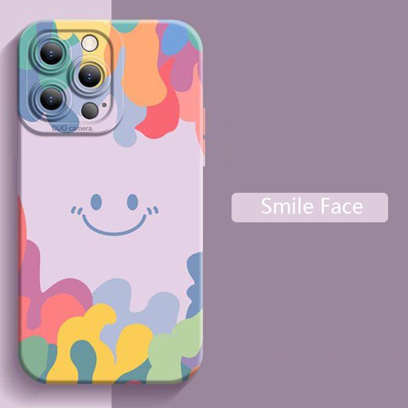 Coque Smiley en Silicone pour iPhone 15 - Coque Wiqeo 10€-15€, Coque, iPhone 15, Silicone Wiqeo, Déstockeur de Coques Pour iPhone