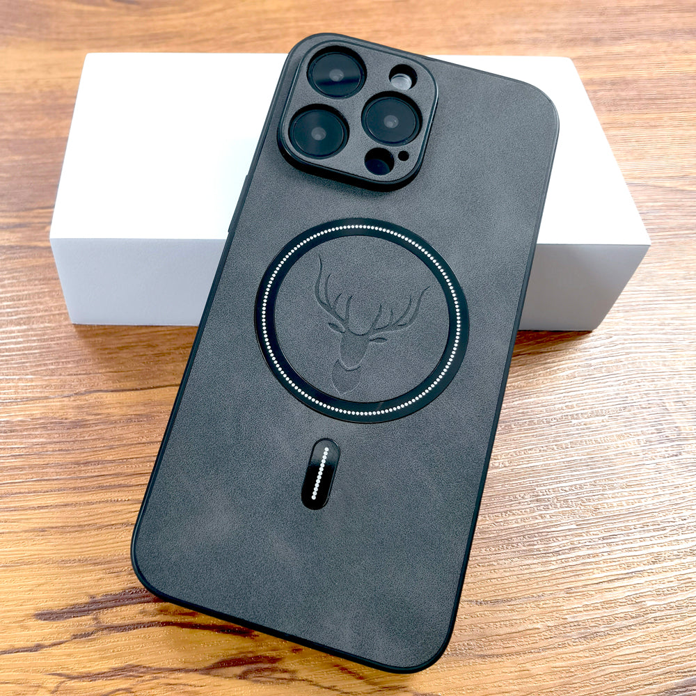 Black Coque Élégante Avec Support Intégré Pour iPhone