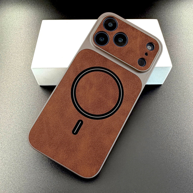 Dark Brown Coque Protection Renforcée Avec Support Pour iPhone