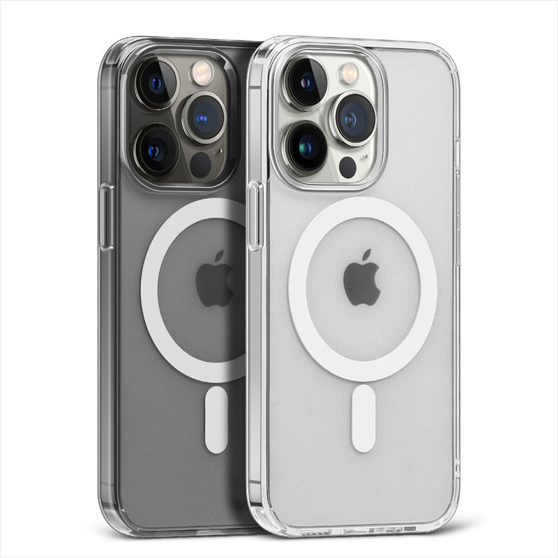 Coque Magnétique Transparente Résistante Pour iPhone - Image 1