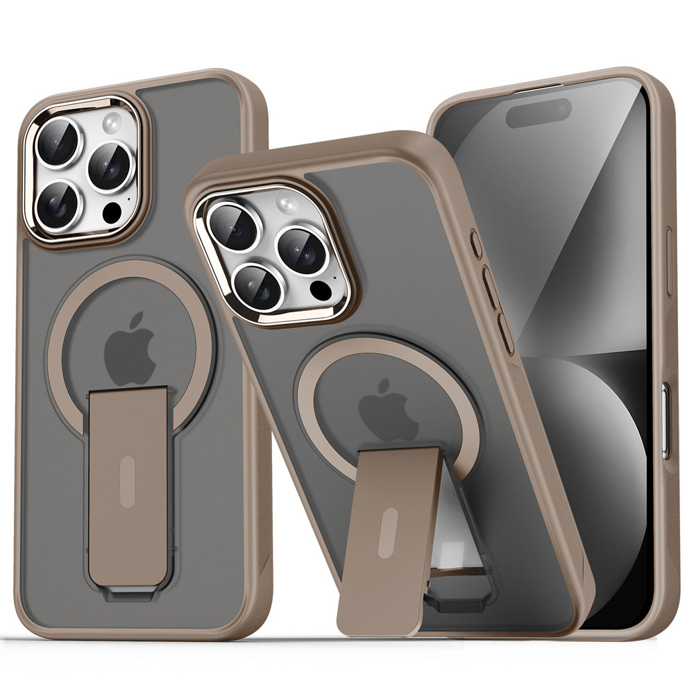 Coque Magnétique Avec Support Pliable Pour iPhone - Image 1