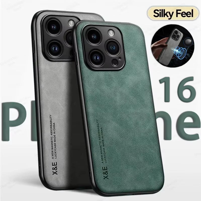 Coque Simili Cuir Avec Protection Renforcée Pour iPhone - Image 1