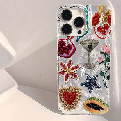 Coque Motifs de Fleurs Pour iPhone - Image 1