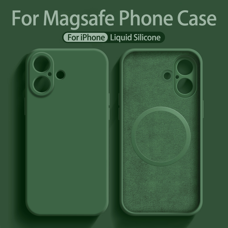 Coque En Silicone Magnétique Résistante Pour iPhone - Image 1