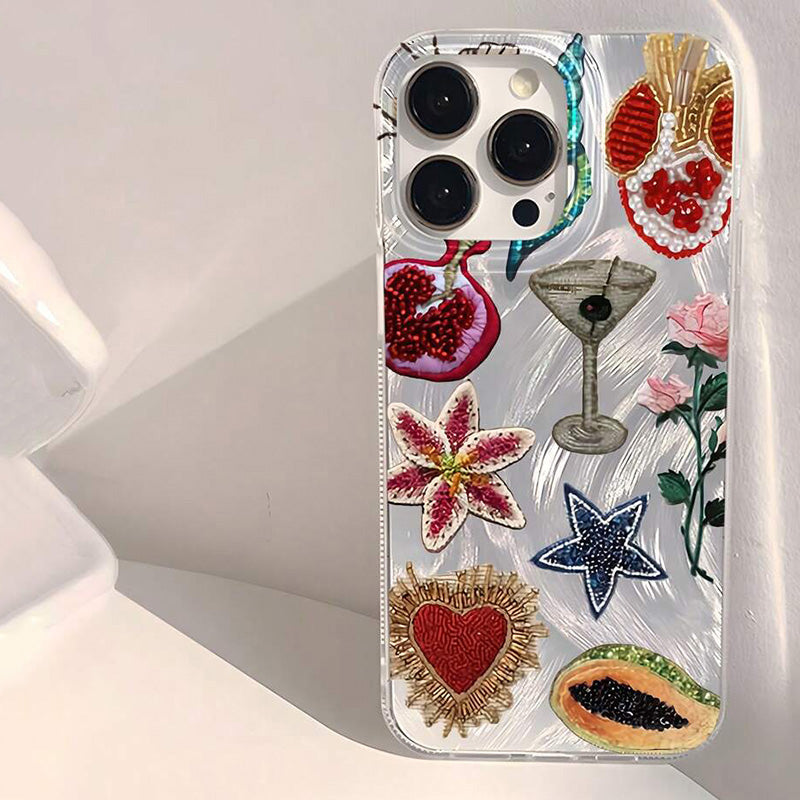 Coque Motifs de Fleurs Pour iPhone - Image 1