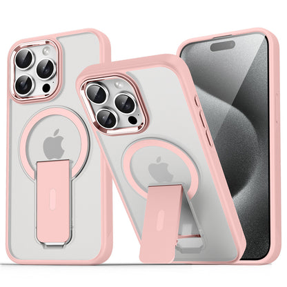 Pink Coque Magnétique Avec Support Pliable Pour iPhone