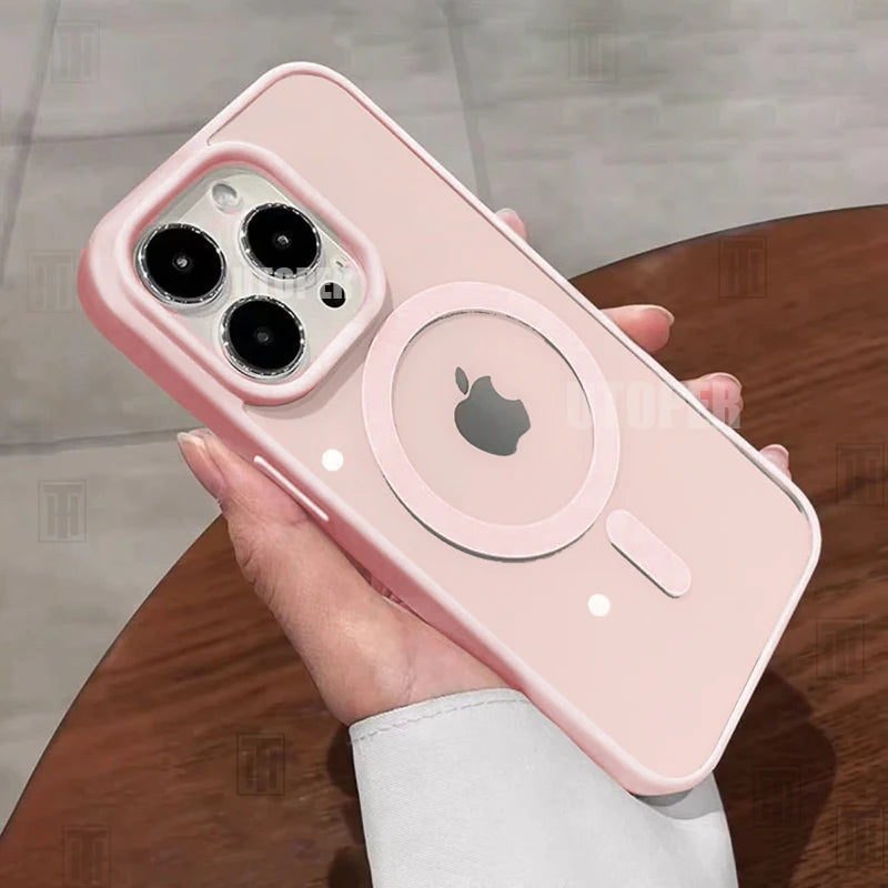 Coque Magnétique Transparente Renforcée Pour iPhone - Image 2