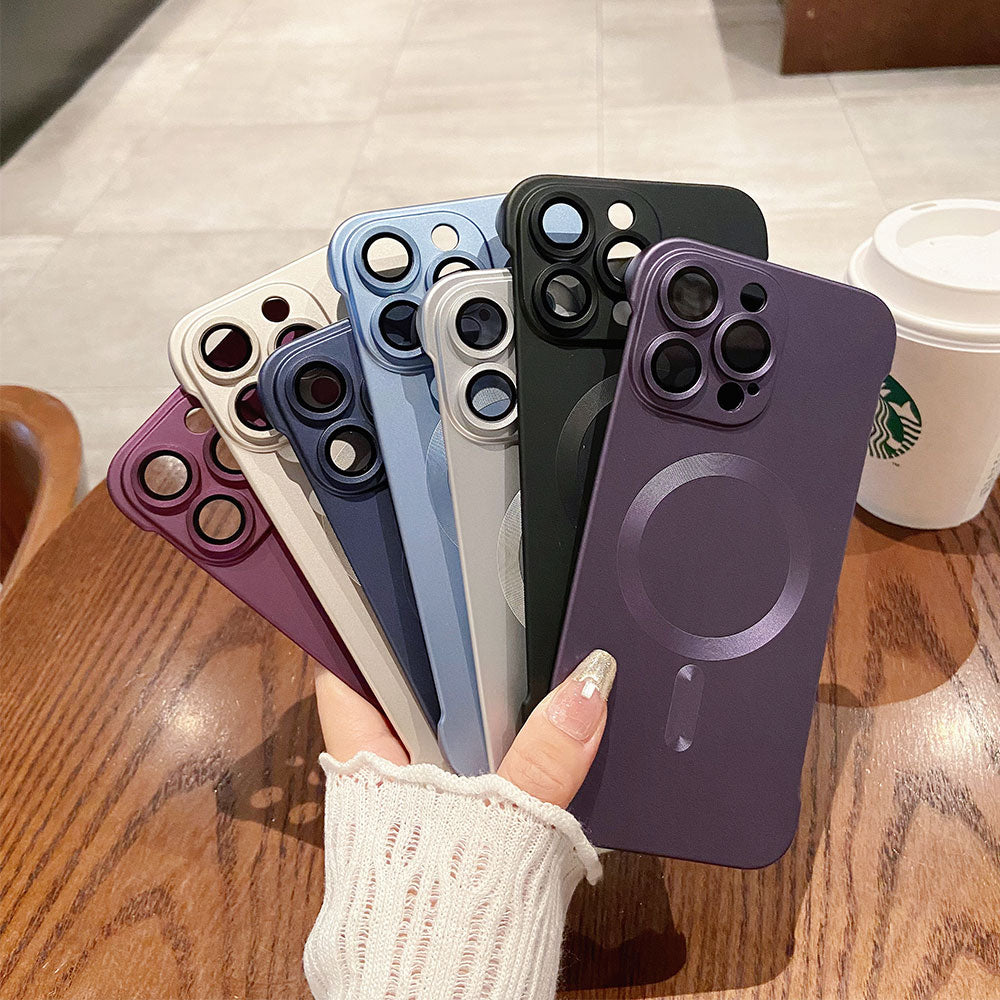 Coque Sans Bordure En Titane Avec Support Pour Iphone - Image 2