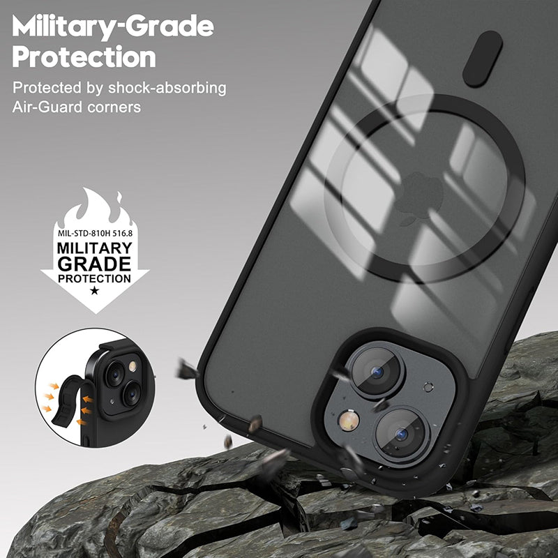 Coque Magnétique Transparente Antichoc Pour iPhone - Image 2
