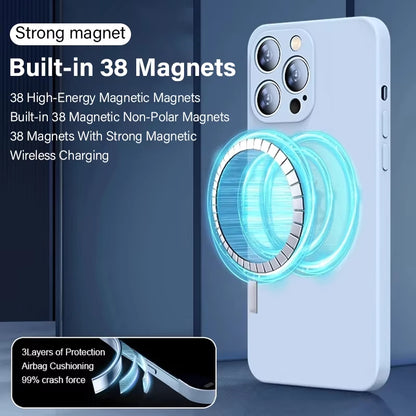 Coque En Silicone Magnétique Résistante Pour iPhone - Image 2