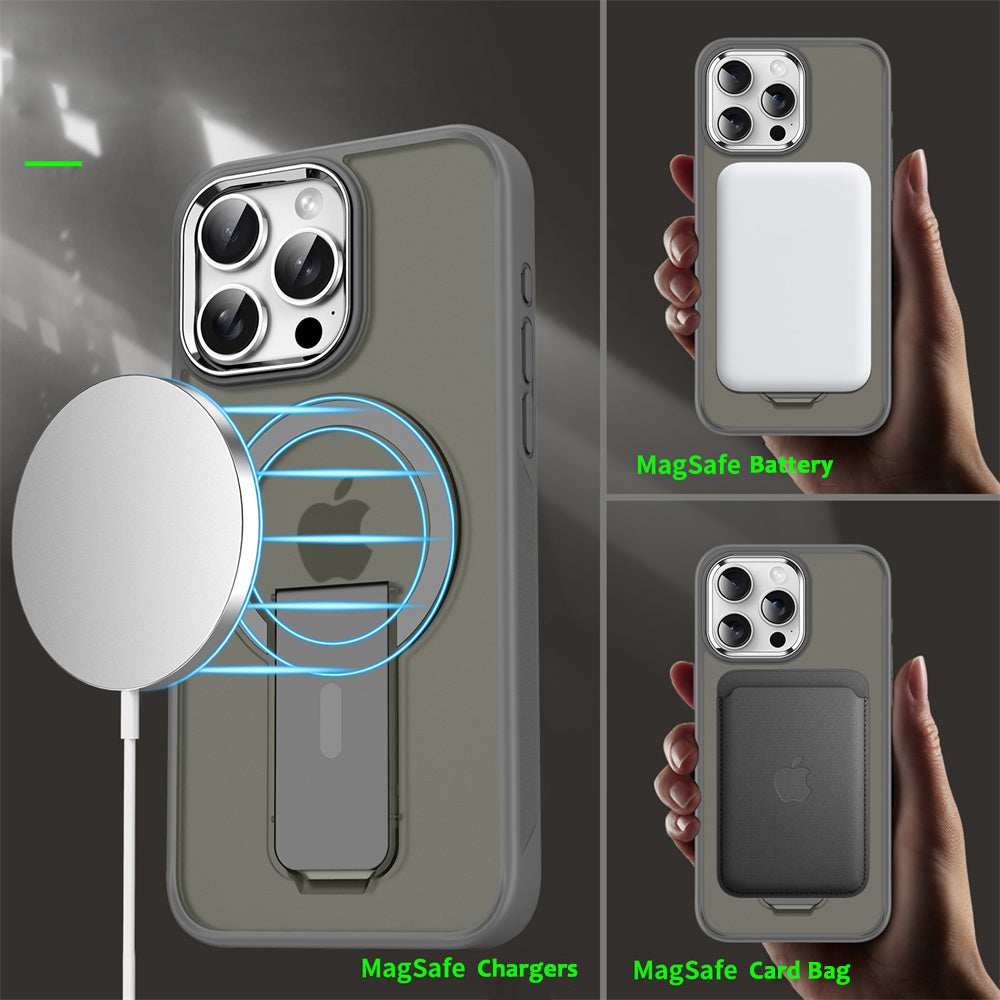 Coque Magnétique Avec Support Pliable Pour iPhone - Image 2