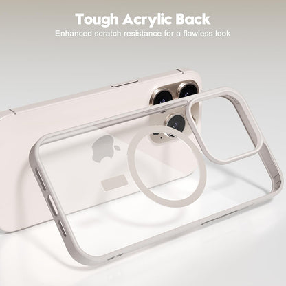 grey Coque Magnétique Transparente Antichoc Pour iPhone