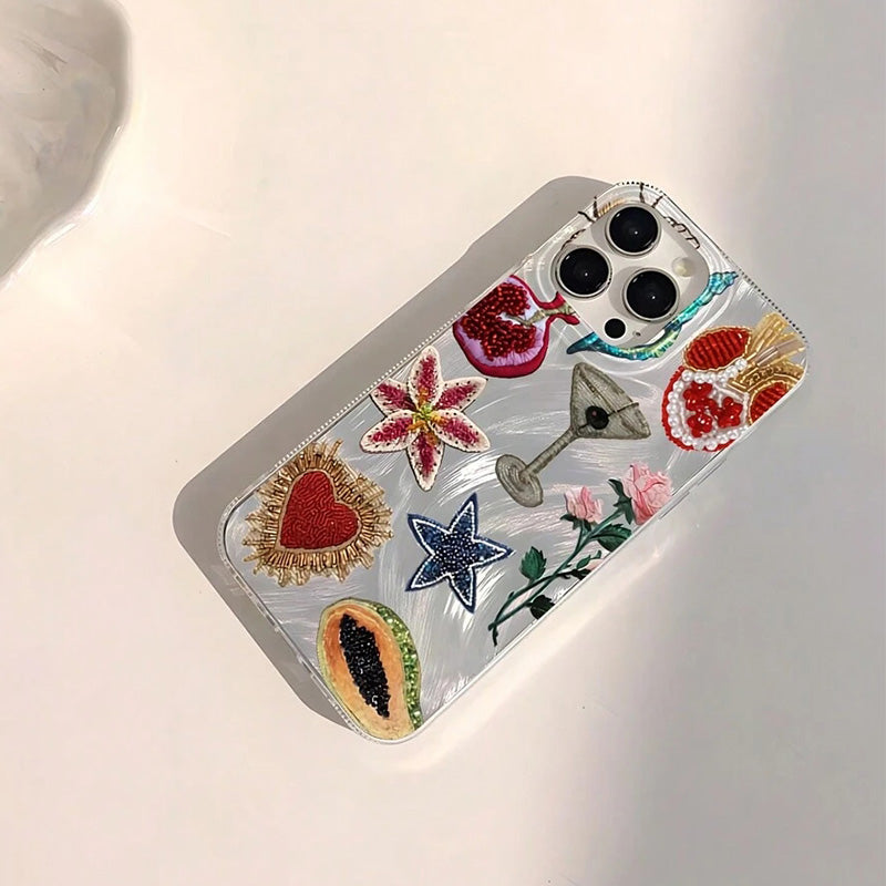Coque Motifs de Fleurs Pour iPhone - Image 3