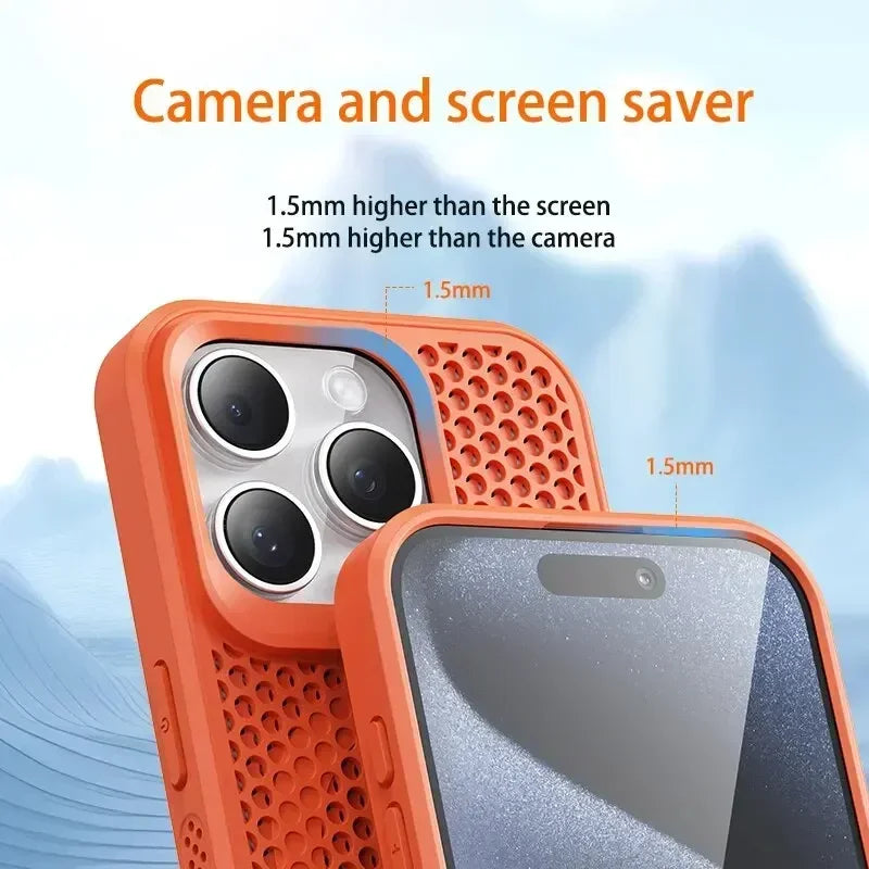 Coque Magnétique Antichoc À Ventilation Optimisée Pour iPhone - Image 3