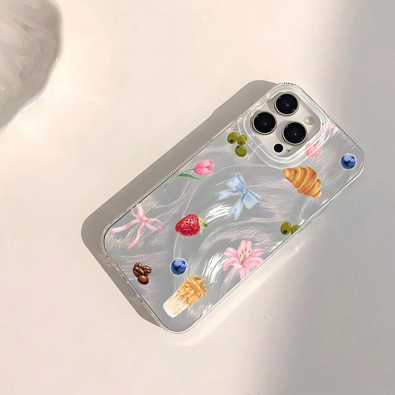 Coque Motifs de Fleurs Pour iPhone - Image 4