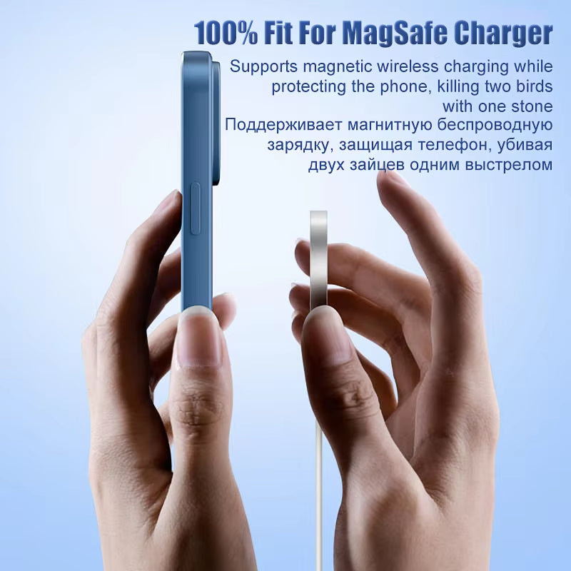 Coque En Silicone Magnétique Résistante Pour iPhone - Image 4