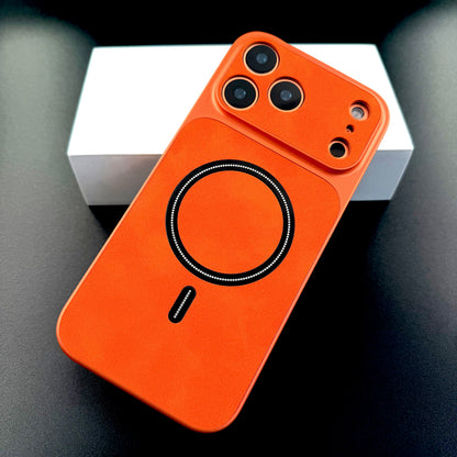 Orange Coque Protection Renforcée Avec Support Pour iPhone